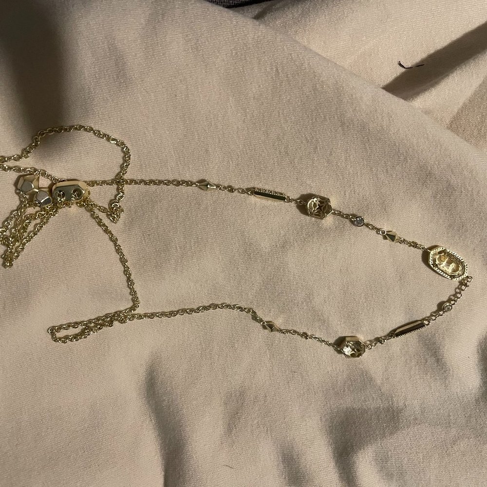 Kendra Scott Light Gold Necklace